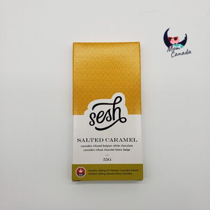 Sesh Edibles Salted Caramel Chocolate Bars